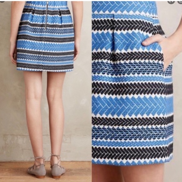 Anthropologie Nomad by Morgan Carper Woven Jacquard Skirt - Picture 2 of 8